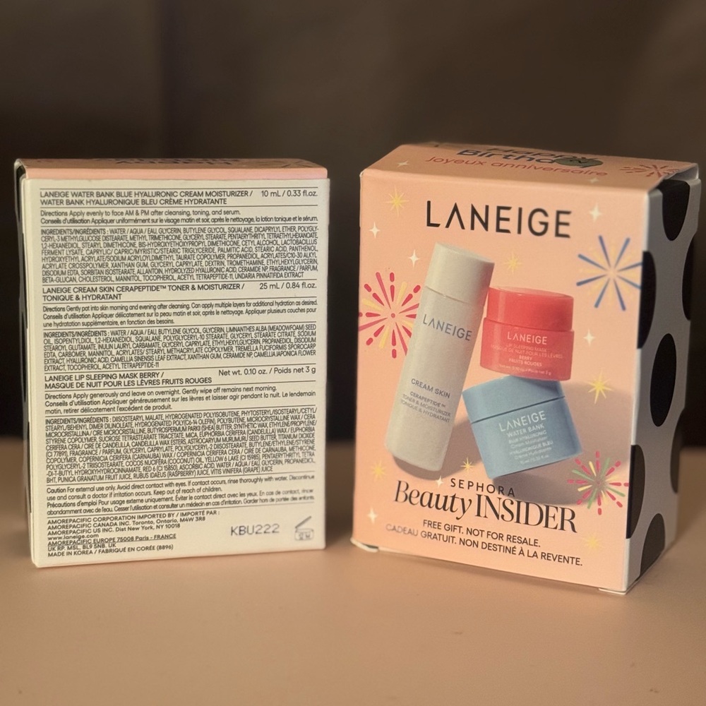 LANEIGE beauty insider 3 piece set